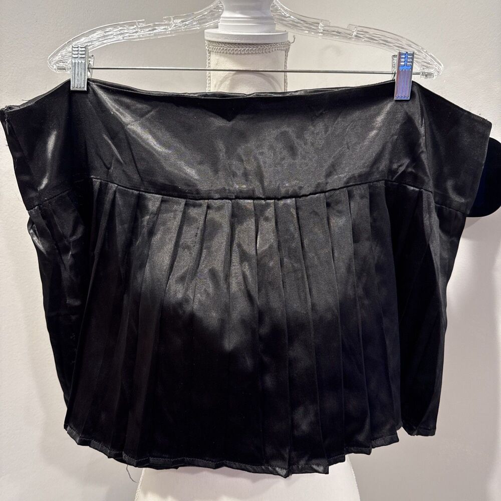 Janet’s Closet Pleated Mini Skirt Crossdresser Transgender Cosplay Size Xl Black